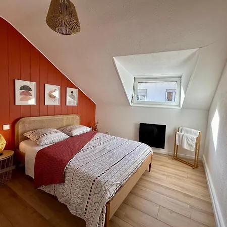 Apartment Douce Agathe - Duo-groupe, Chaleureux, Tram 200m, Centre 10min Straßburg